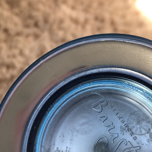 2001 Starbucks 16oz Barista Blue Retro Rocket Tumbler - Picture 6 of 6